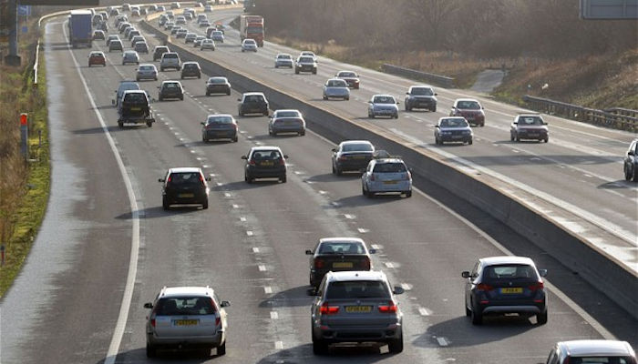 cars on road